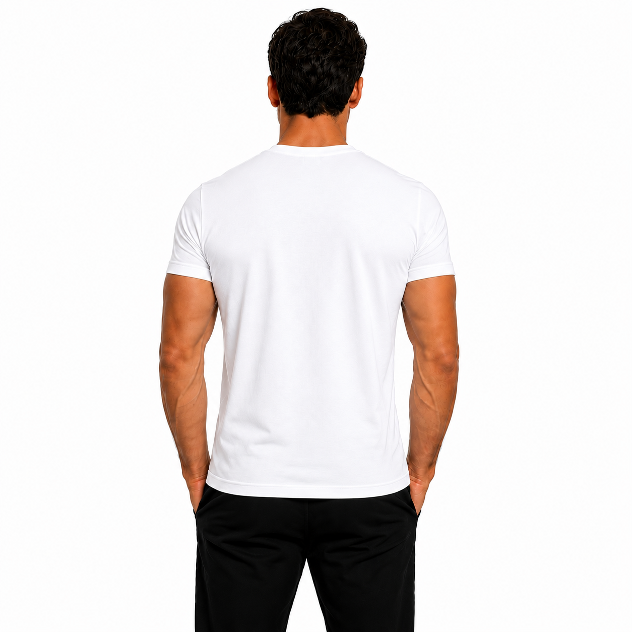 Camisa Masculina 100% Algodão Pima Branca