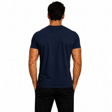 Camisa Masculina 100% Algodão Pima Marinho