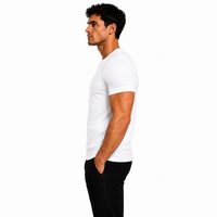 Camisa Masculina 100% Algodão Pima Branca