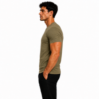 Camisa Masculina 100% Algodão Pima Verde