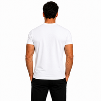 Camisa Masculina 100% Algodão Pima Branca