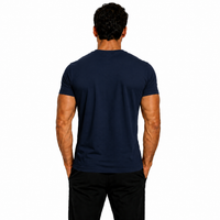 Camisa Masculina 100% Algodão Pima Marinho