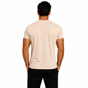 Camisa Masculina 100% Algodão Pima Caqui